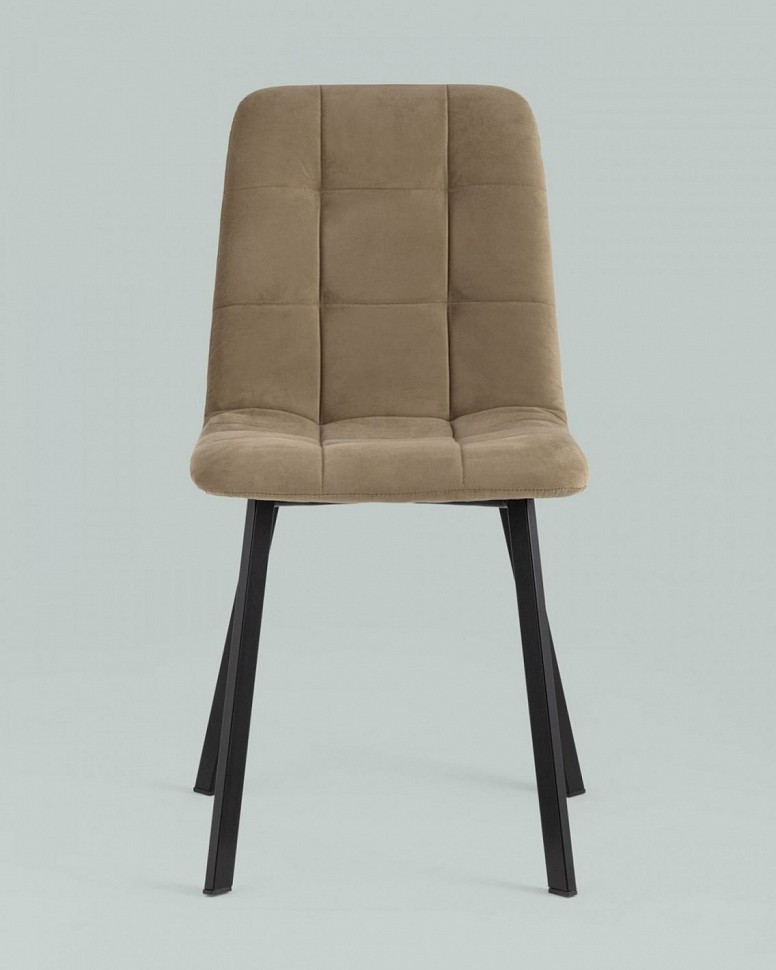 Стул Oliver Square велюр капучино