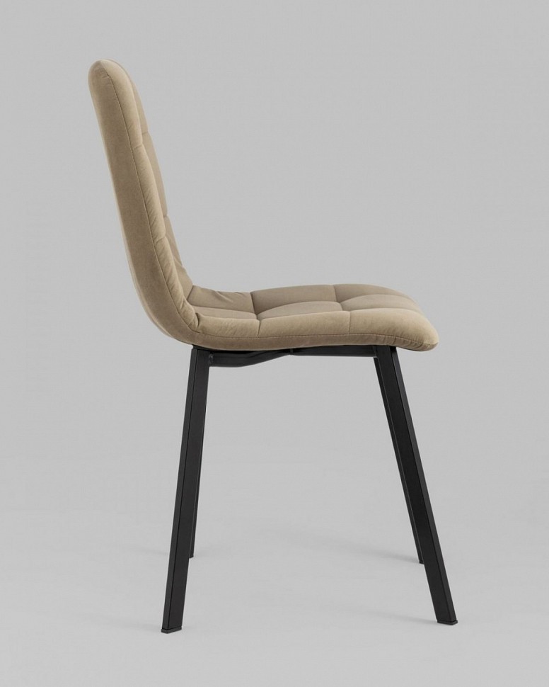 Стул Oliver Square велюр капучино