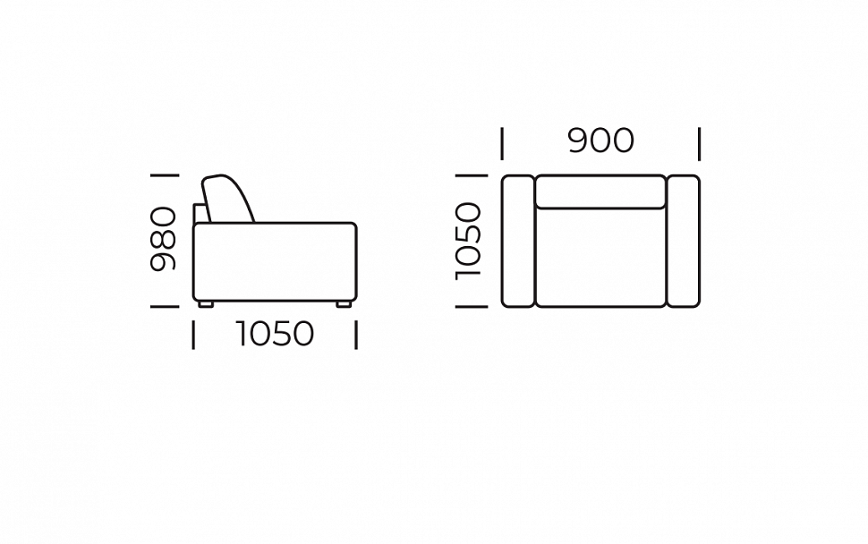 Кресло Венеция (кресло - кровать / локти «овал» 10см)