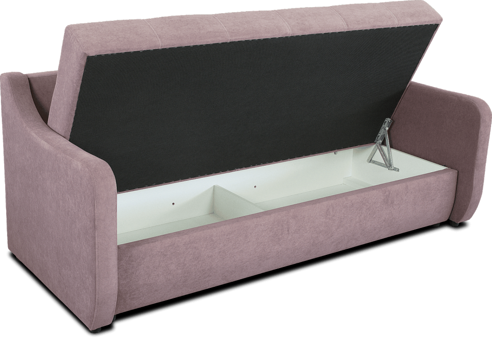 Прямой диван Сиена (тахта с двумя локтями / ящик)