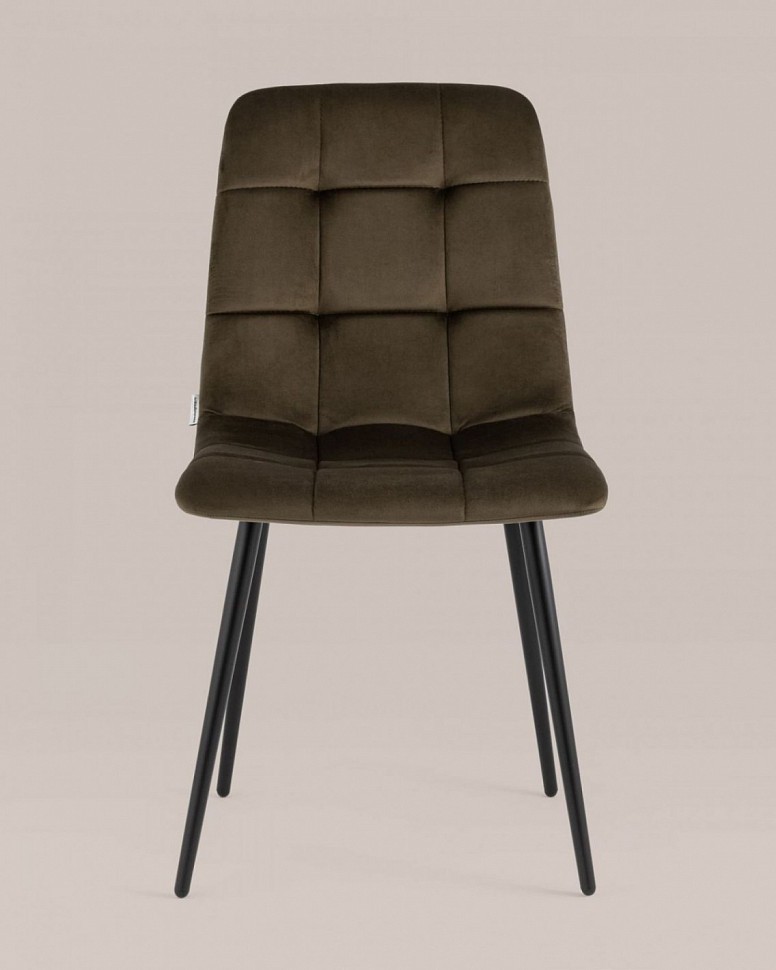 Стул Одди велюр коричневый Стул Одди велюр коричневый