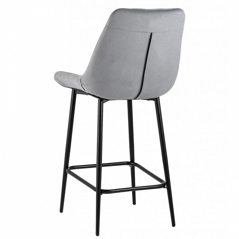 Стул полубарный Флекс велюр серый Стул полубарный Флекс велюр серый