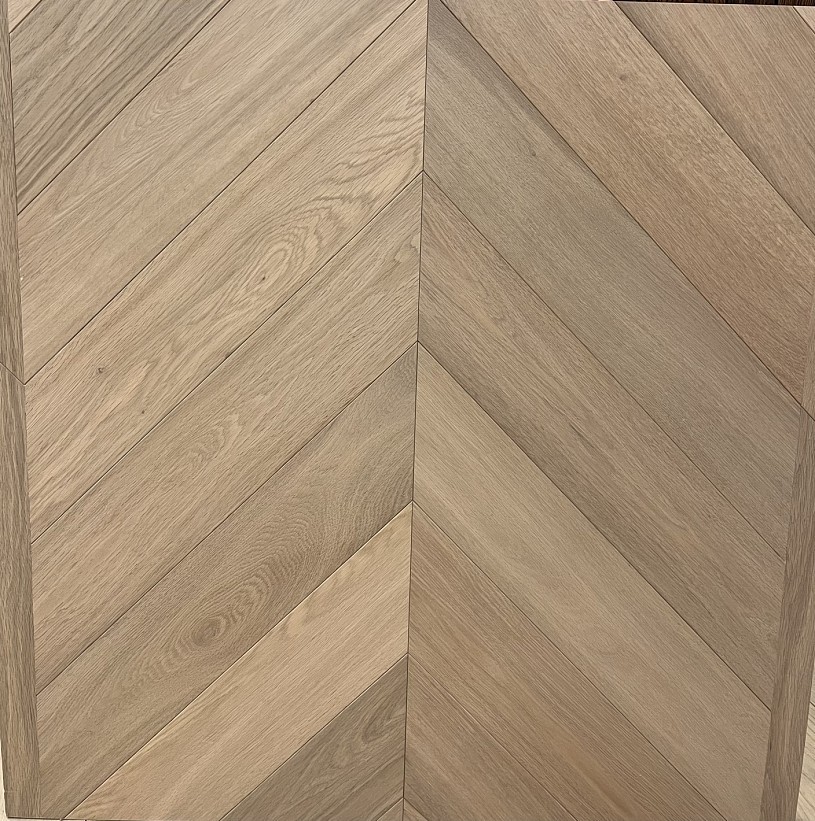 Французская елка LOUVRE Дуб Onyx Beige АВC лак