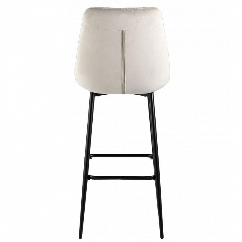 Стул барный Флекс велюр бежевый