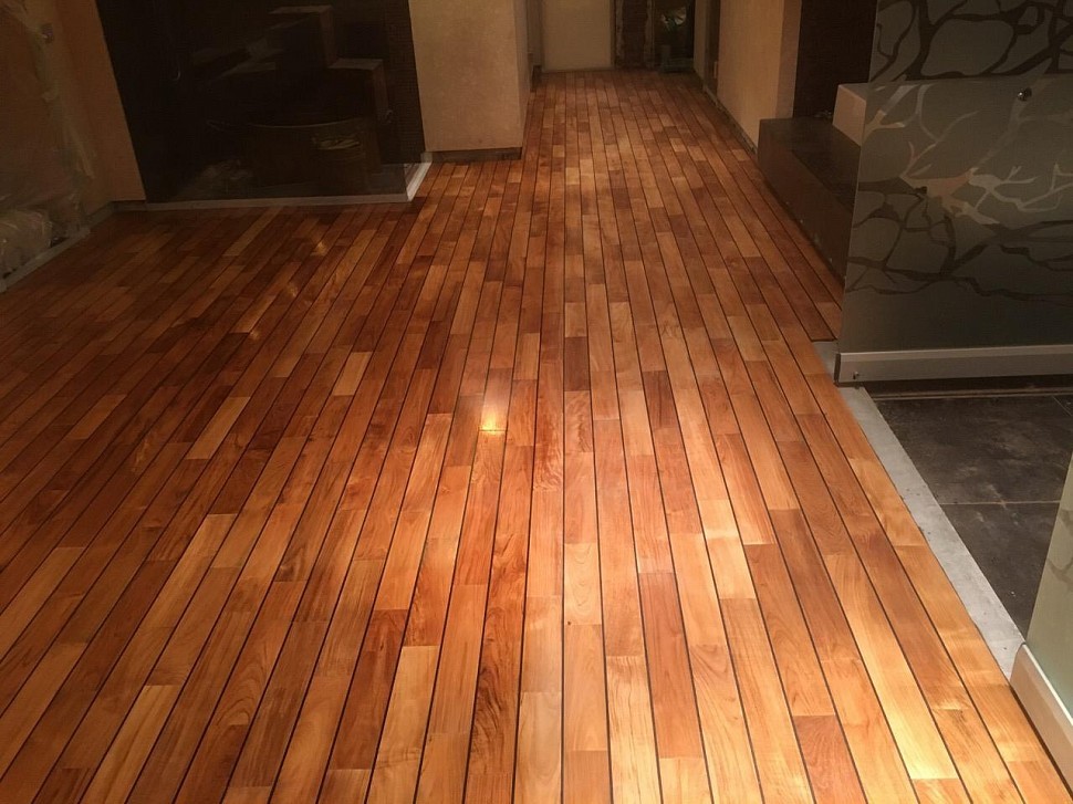 Паркет тик корабельный