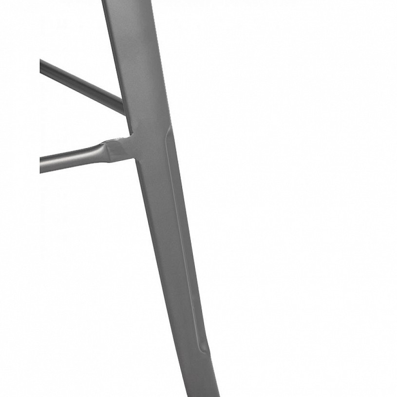 Стул барный TOLIX серебристый матовый Стул барный TOLIX серебристый матовый