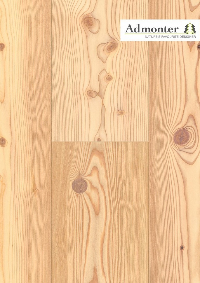 Паркетная доска Admonter Лиственница Larch white basic NL700 11/12