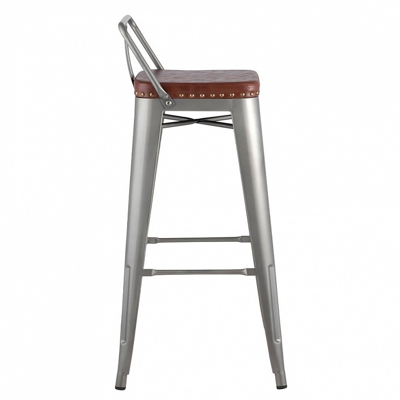 Стул барный TOLIX SOFT серебристый Стул барный TOLIX SOFT серебристый