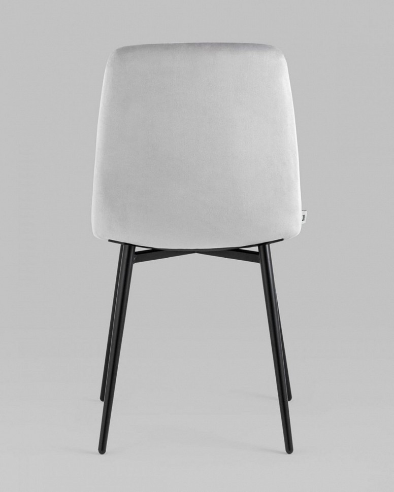 Стул Одди велюр светло-серый Стул Одди велюр светло-серый