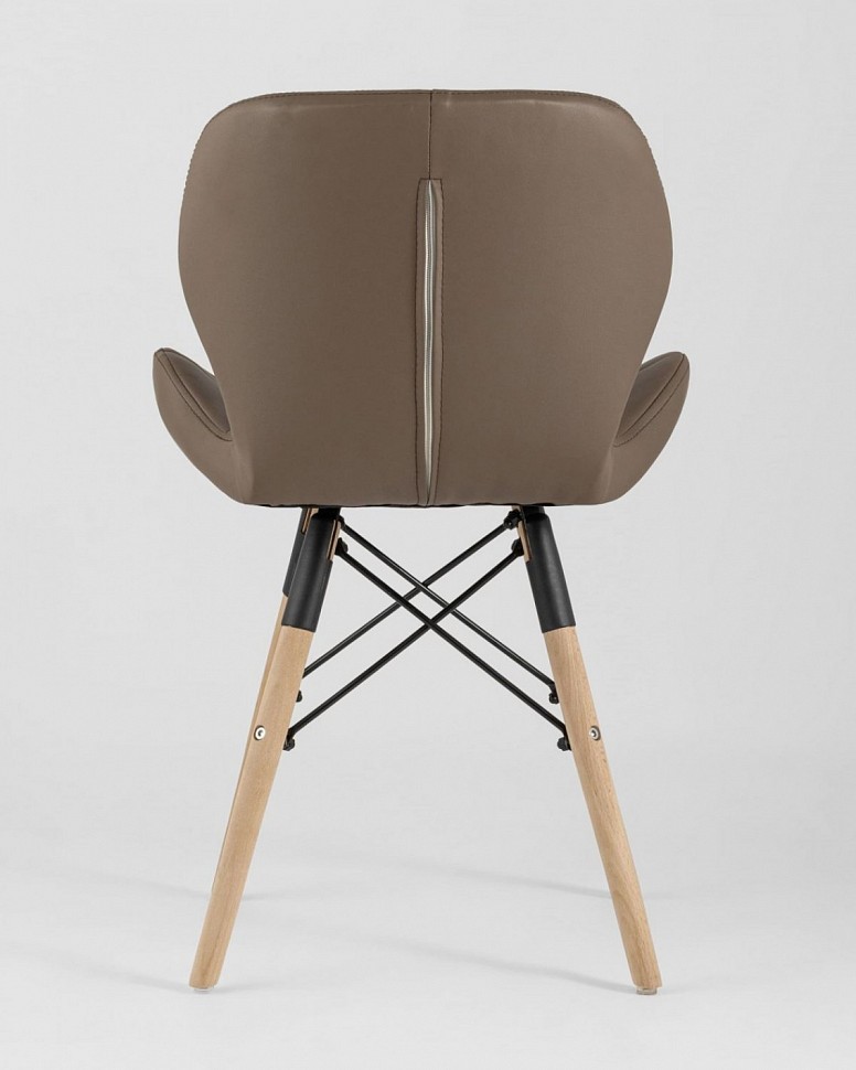 Стул Бон экокожа коричневый