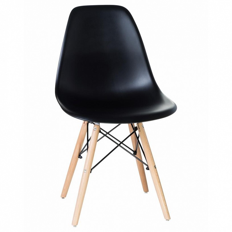 Стул EAMES черный деревянные ножки Стул EAMES черный деревянные ножки
