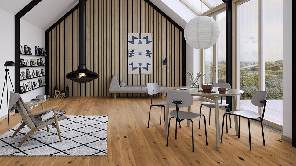 Паркетная доска BOEN ДУБ ESPRESSIVO с фаской 138 GBG8ZKFD