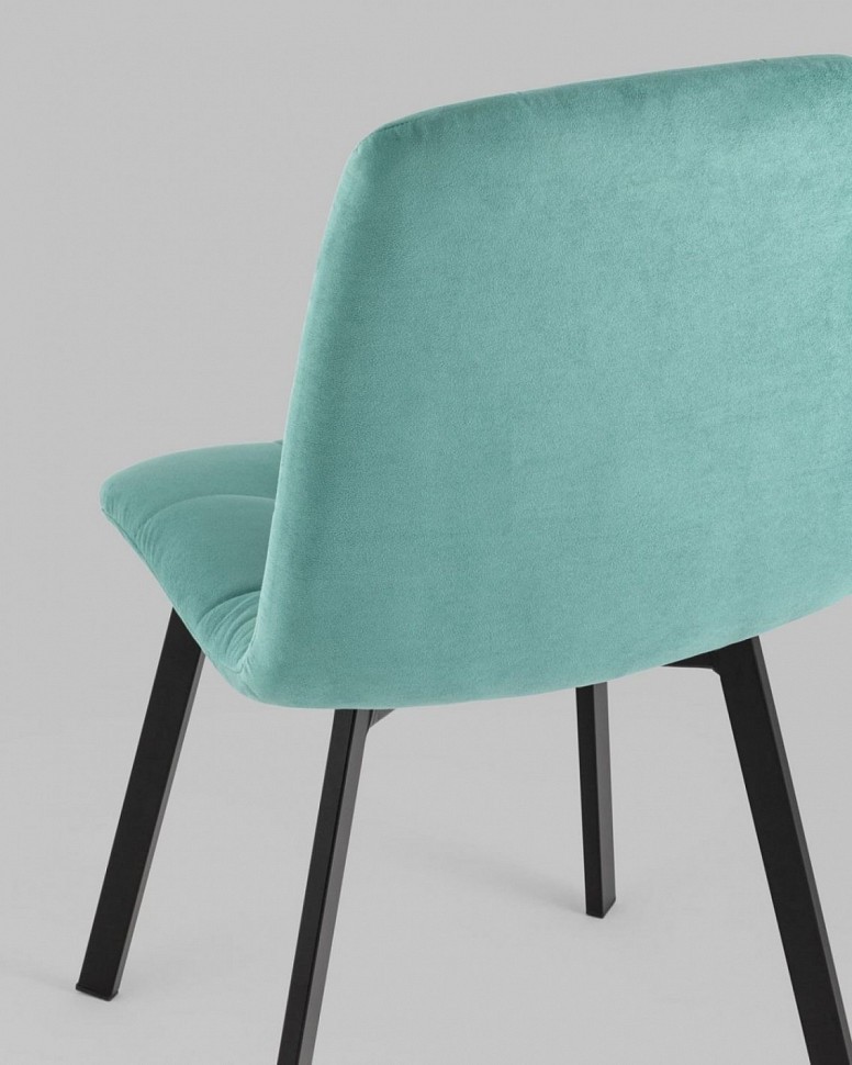 Стул Oliver Square велюр мятный