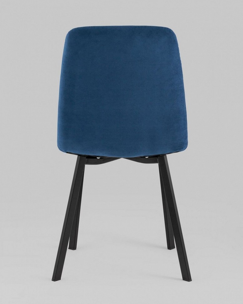 Стул Oliver Square велюр синий