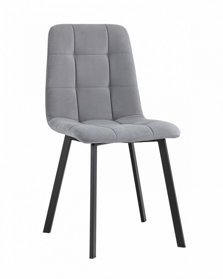 Стул Oliver Square велюр серый