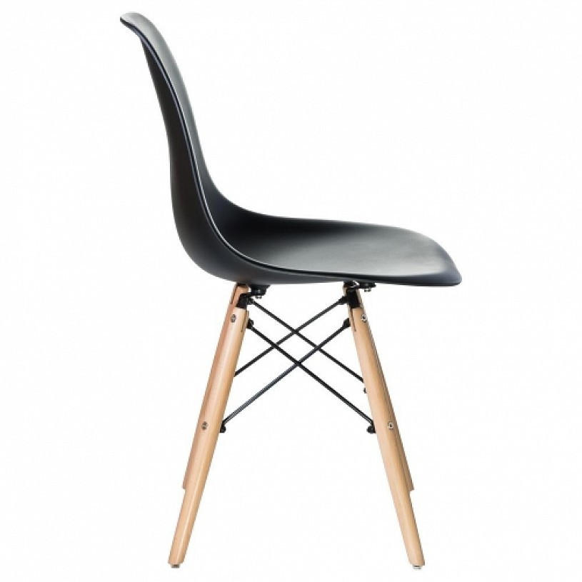 Стул EAMES черный деревянные ножки Стул EAMES черный деревянные ножки