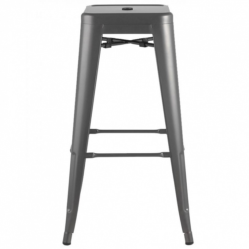 Стул барный TOLIX серебристый матовый Стул барный TOLIX серебристый матовый