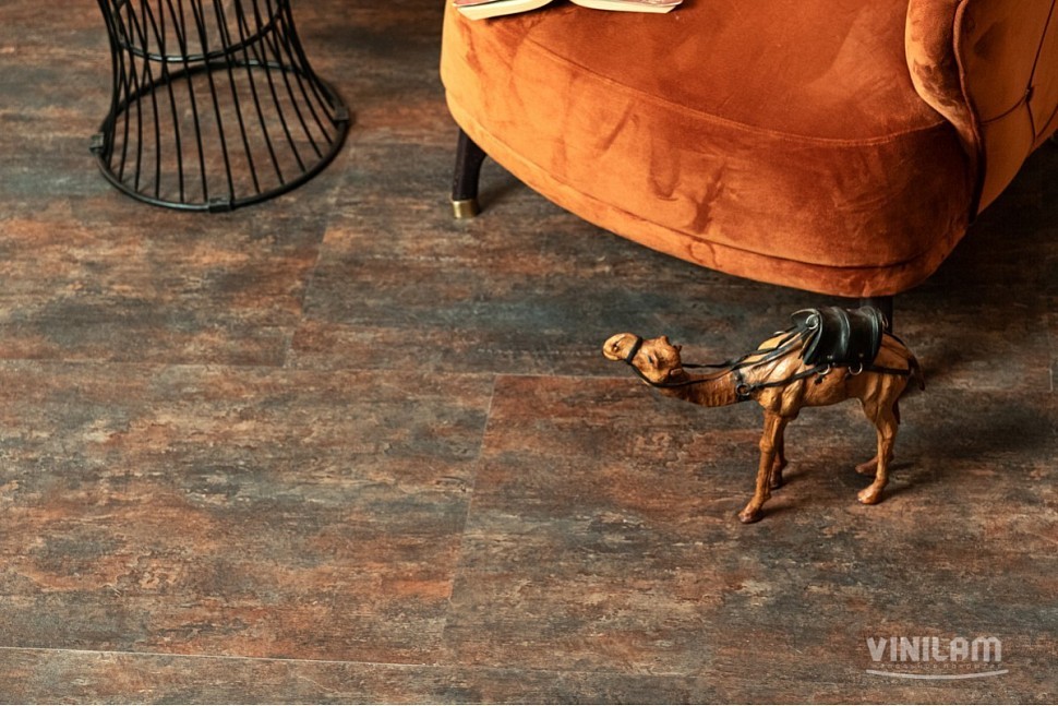 Виниловое покрытие Vinilam 71617 Керамическая Сталь Виниловое покрытие Vinilam 71617 Керамическая Сталь