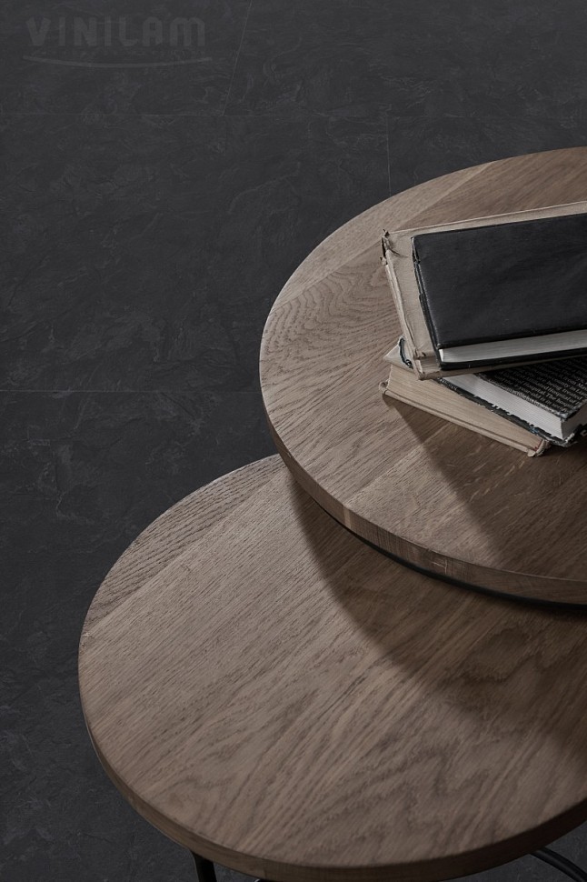 Виниловое покрытие Vinilam СЛАНЦЕВЫЙ ЧЕРНЫЙ 61607 Виниловое покрытие Vinilam СЛАНЦЕВЫЙ ЧЕРНЫЙ 61607