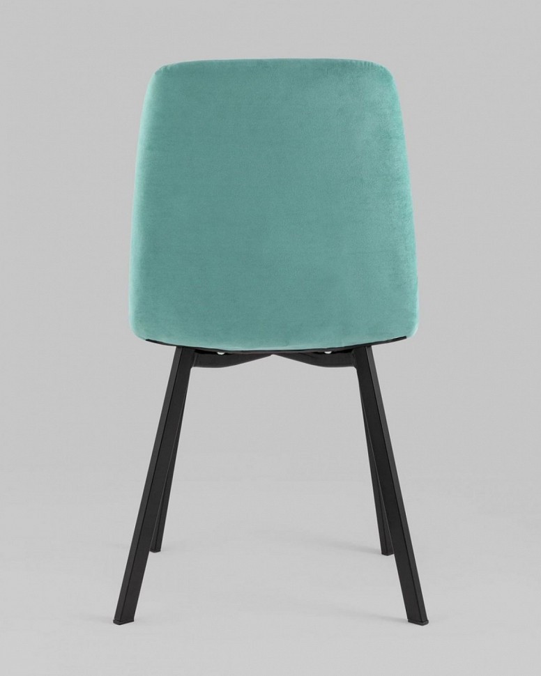 Стул Oliver Square велюр мятный