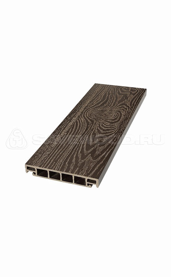 Террасная доска SW Salix (T) Темно-коричневый 4м