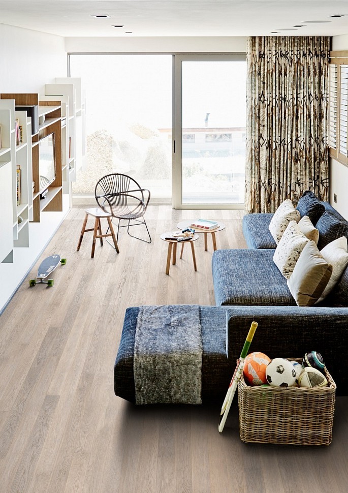 Паркетная доска Karelia ДУБ STORY 138 FROSTBITE