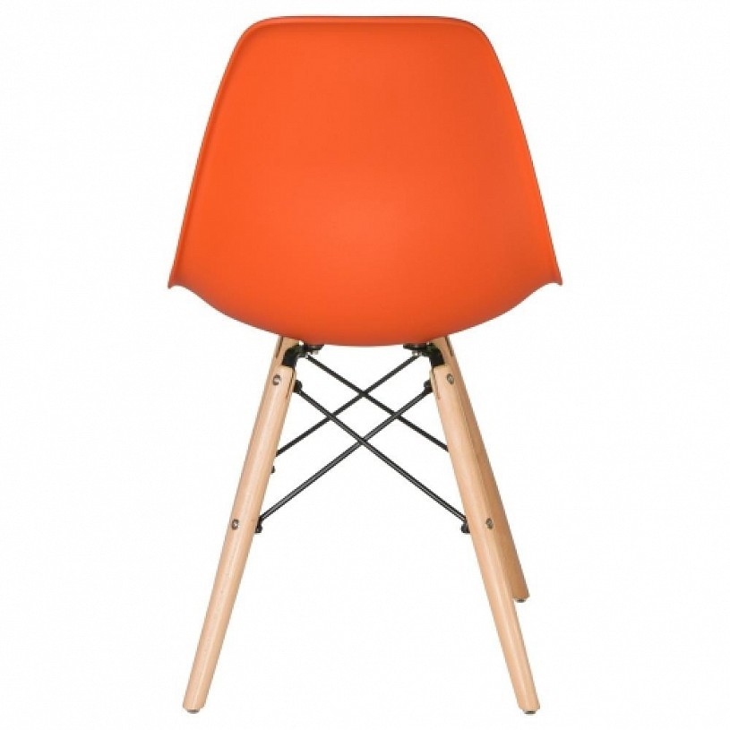 Стул EAMES оранжевый деревянные ножки Стул EAMES оранжевый деревянные ножки