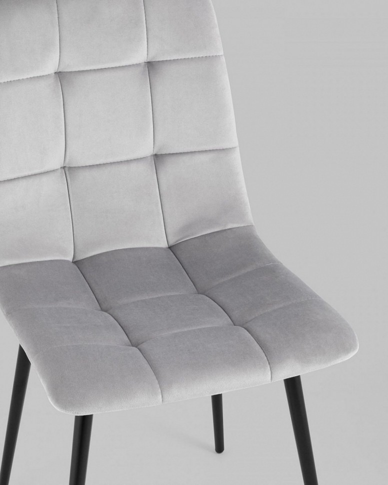 Стул Одди велюр светло-серый Стул Одди велюр светло-серый