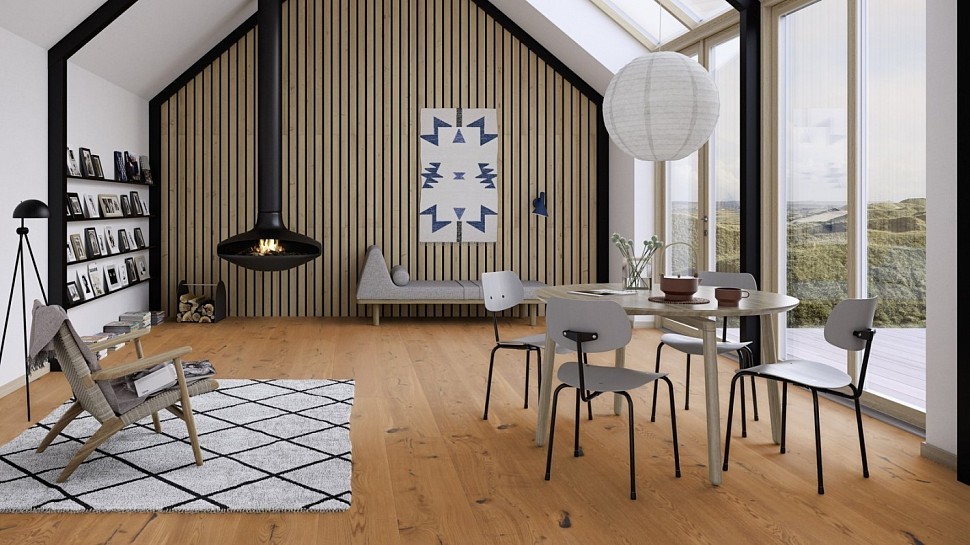 Паркетная доска BOEN ДУБ HONEY OH1YVKWD