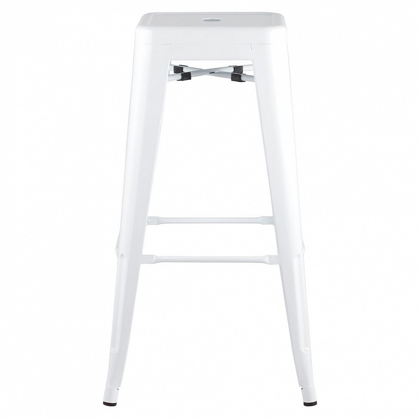Стул барный TOLIX белый глянцевый Стул барный TOLIX белый глянцевый