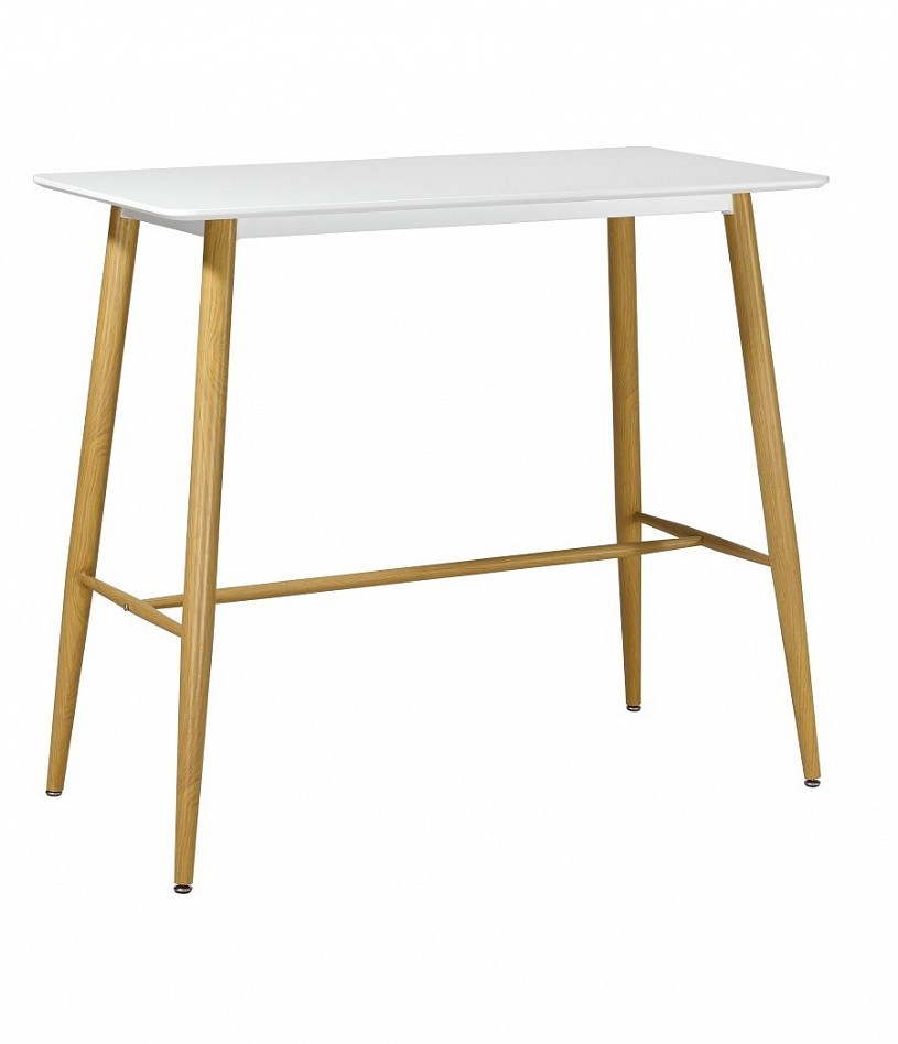 Стол барный EAMES белый 120*60*106 см
