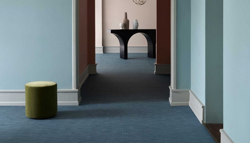 Плетёное виниловое покрытие Bolon Artisan Denim