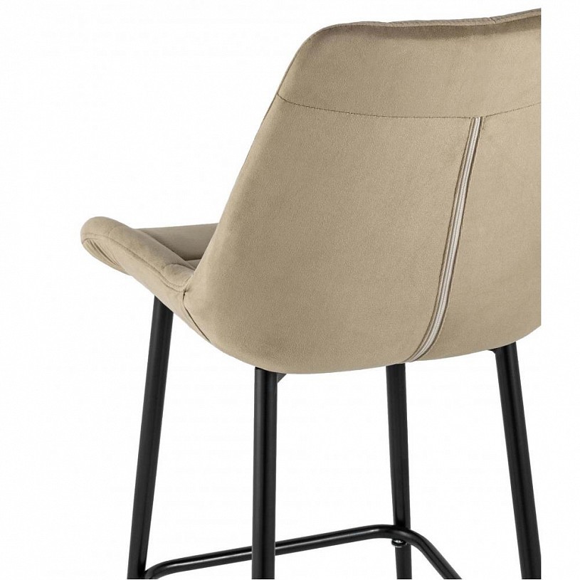 Стул полубарный Флекс велюр капучино Стул полубарный Флекс велюр капучино