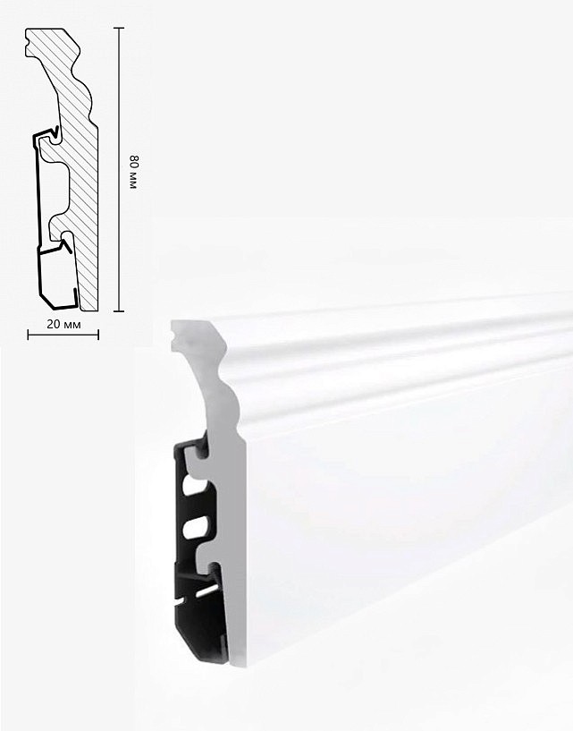 Плинтус Arbiton Vega HDPS P0830 Плинтус Arbiton Vega HDPS P0830