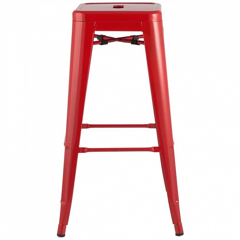 Стул барный TOLIX красный глянцевый Стул барный TOLIX красный глянцевый