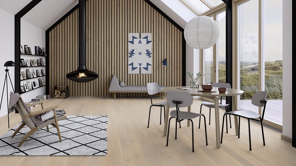 Паркетная доска BOEN ДУБ WARM COTTON с фаской 209 PEGV43FD Паркетная доска BOEN ДУБ WARM COTTON с фаской 209 PEGV43FD