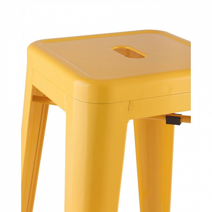 Стул барный TOLIX желтый глянцевый Стул барный TOLIX желтый глянцевый