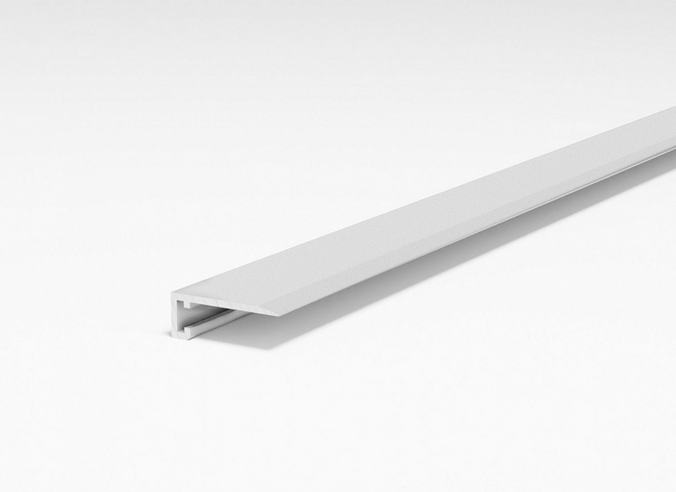 Микроплинтус плоский Bonkeel Prof белый