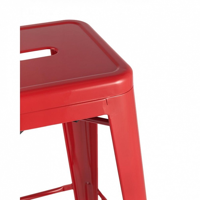 Стул барный TOLIX красный глянцевый Стул барный TOLIX красный глянцевый