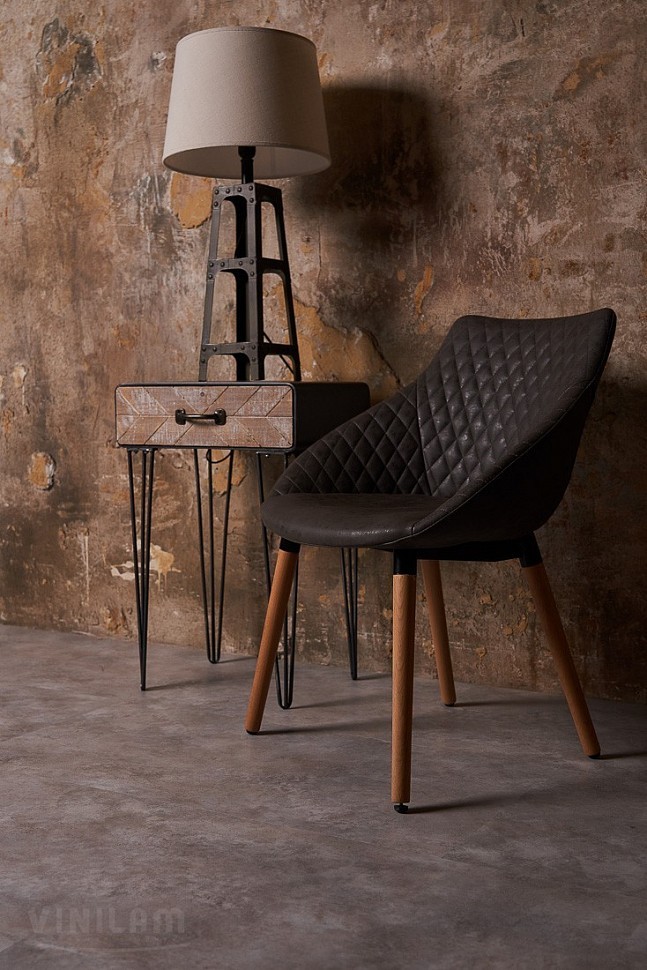 Виниловое покрытие Vinilam БЕТОН 61606