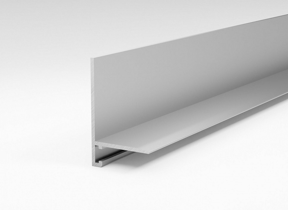 Микроплинтус Bonkeel Prof L серебро