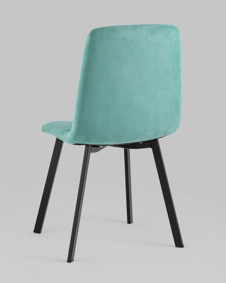 Стул Oliver Square велюр мятный