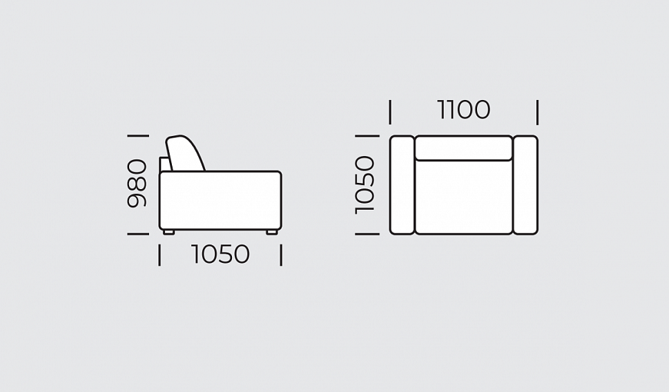 Кресло Венеция (кресло-кровать / локти «вшивные»)