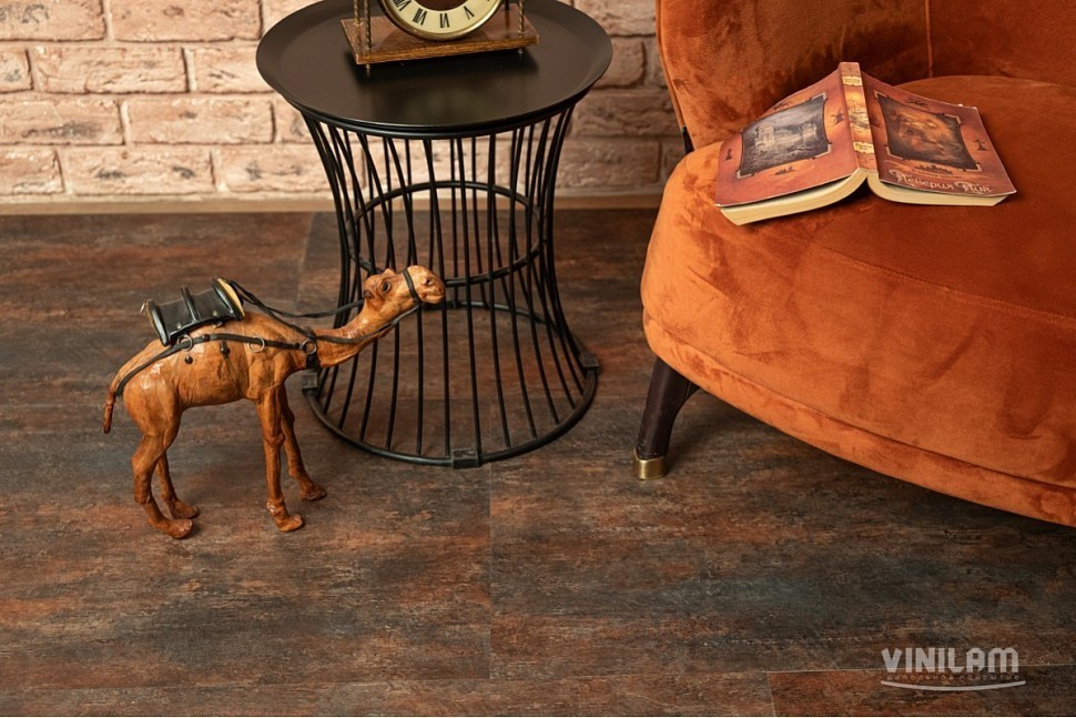 Виниловое покрытие Vinilam 71617 Керамическая Сталь Виниловое покрытие Vinilam 71617 Керамическая Сталь