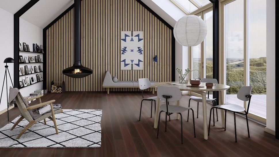 Паркетная доска BOEN ДУБ ANDANTE  с фаской 138 EEGV33FD