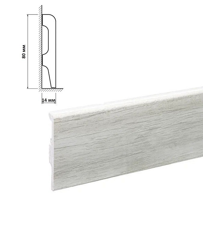 Плинтус Bonkeel Top HDPS Дуб Северный