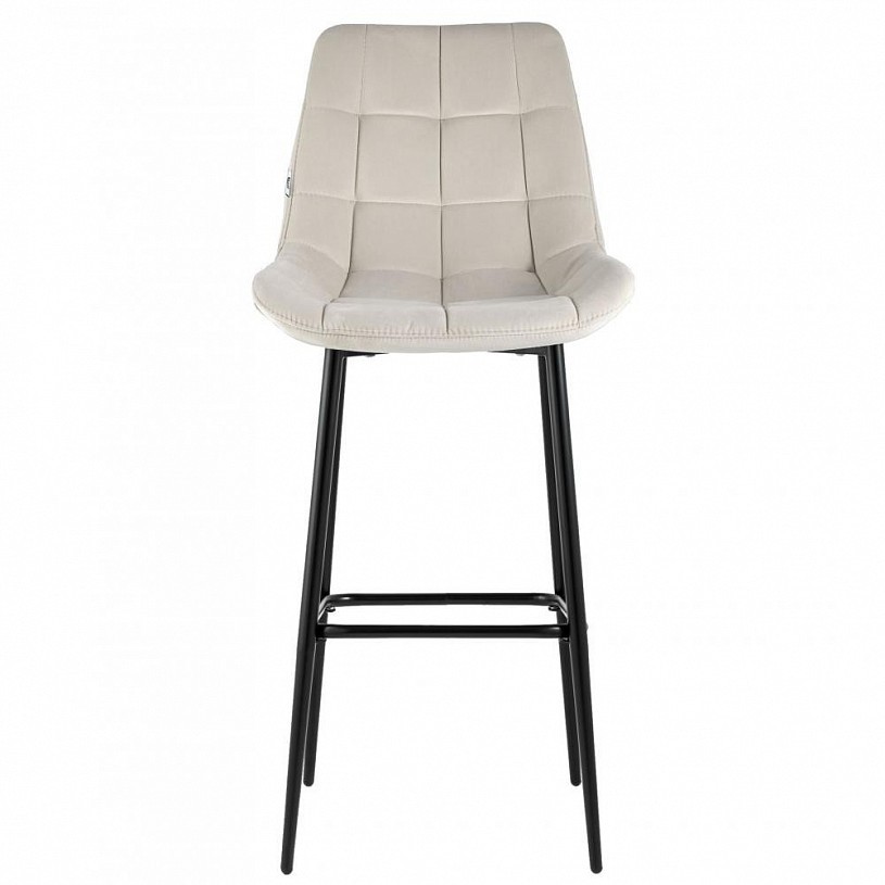Стул барный Флекс велюр бежевый